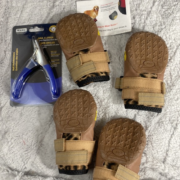97. NWT Leopard dog boots size 7 + nail clipper set - Picture 5 of 10